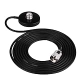 Vbestlife VHF/UHF dwupasmowa antena radiowa do samochodu z magnetycznym kablem podstawowym