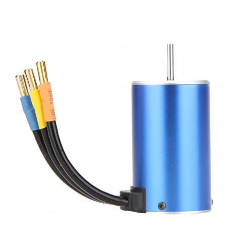 OWSOO 3660 4Poles 2600KV Brushless Motor para 1/8 RC 1/10 caminhão Off-Road carro barco