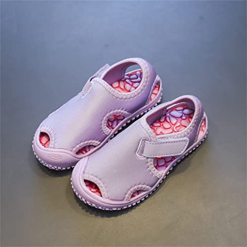 Boys Girls Water Shoes Quick-Dry Slip on Beach Swim Pool Sandals Solid Color Closed Toe Sandals Summer Walking Shoes2