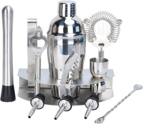 Set Coctelera 12 Piezas para Bartender 750 ml miniatura 1