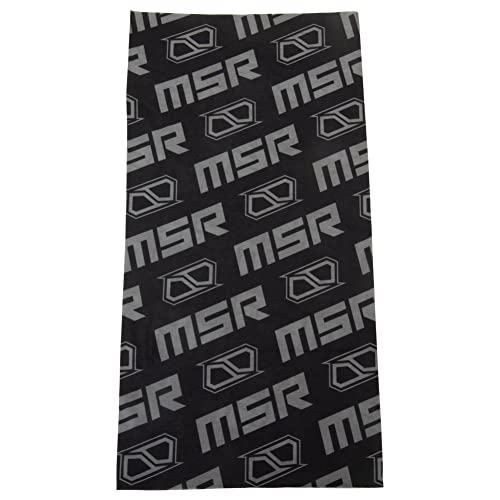 MSR Logo Neck Gaiter Black/Grey One Size Fits All2