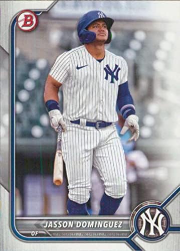 2022 Bowman Draft #BD-75 Jasson Dominguez RC Rookie New York Yankees Official Baseball Trading Card