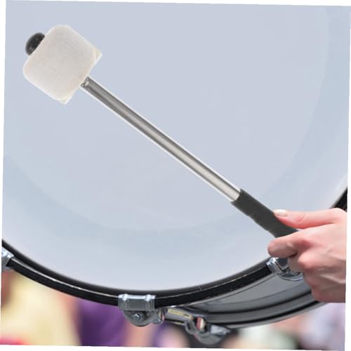 Levemolo 2 piezas Baquetas para Bombo con cabeza de fieltro para adultos, niños y niñas - Accesorio para instrumento de percusión miniatura 6