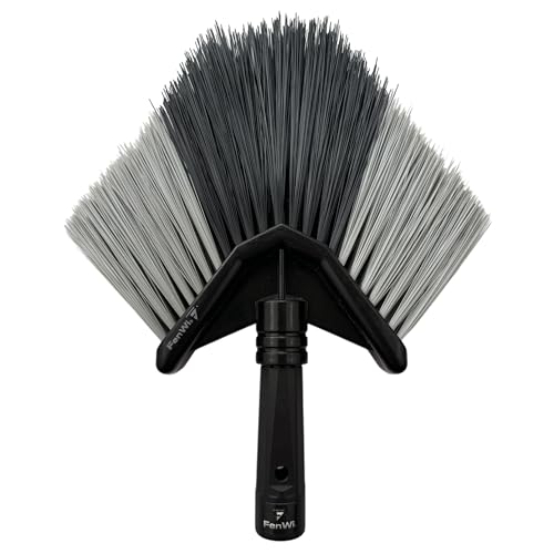 FenWi Eckbesen (Dreiecksbesen, Besen) als Zubehör und Erweiterung zu Teleskopstangen und Teleskop-Set`s