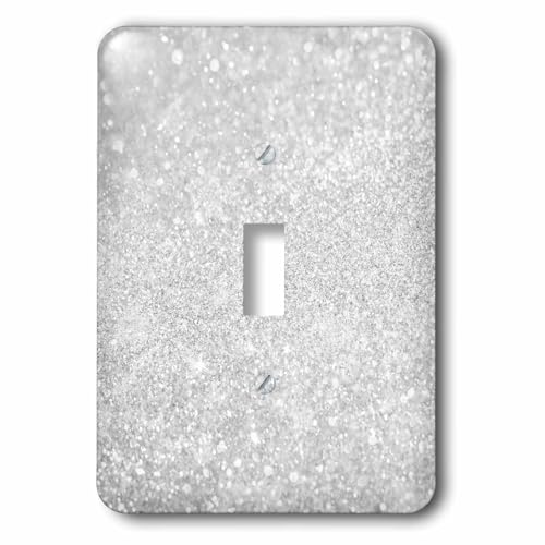Interrupteur à bascule image argent brillant pour chambre moderne