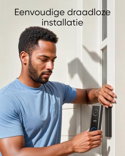 eufy Video Doorbell C30, werkt op batterijen, 2K FHD, 16:9 vergroot zicht, eenvoudige installatie, live videogesprekken, mens- en bewegingsdetectie, compatibel met HomeBase S380 - Afbeelding 3