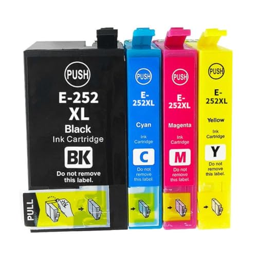 Cartouche d'encre T252 pack de recharge compatible Workforce WF-7610 WF-7210
