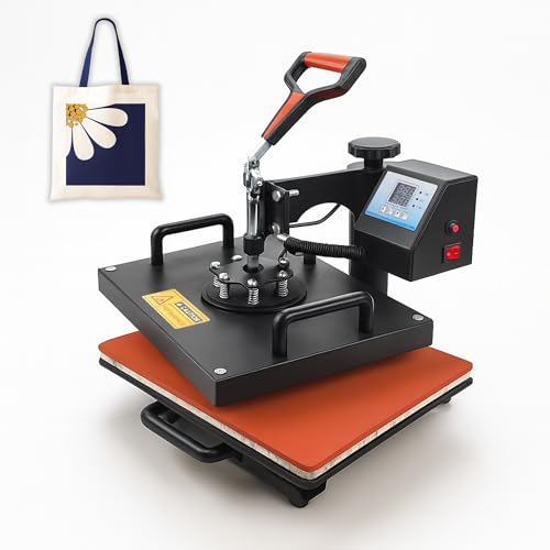 Opiniones de Prensas de impresión , listamos los 10 mejores. 43 Bluelander Plancha para Sublimar Presión Ajustable, 37 * 38.5 * 40 cm, Plancha de Sublimar con Recubrimiento Antiadherente, Plancha de Sublimacion, Maquina para Sublimar