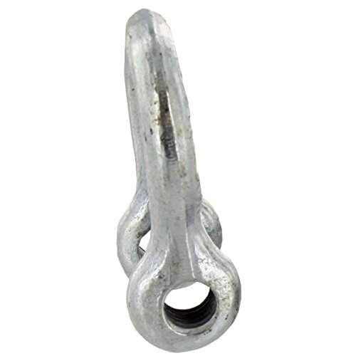 US Cargo Control 3/8 Inch Galvanized Screw Pin Anchor Shackles (10-Pack), 1 Ton (2,000 LBS) Working Load Limit, Hot Dip Galvanized Shackles for Lifting, Rigging, and Towing, Forged Steel - Thumbnail 4