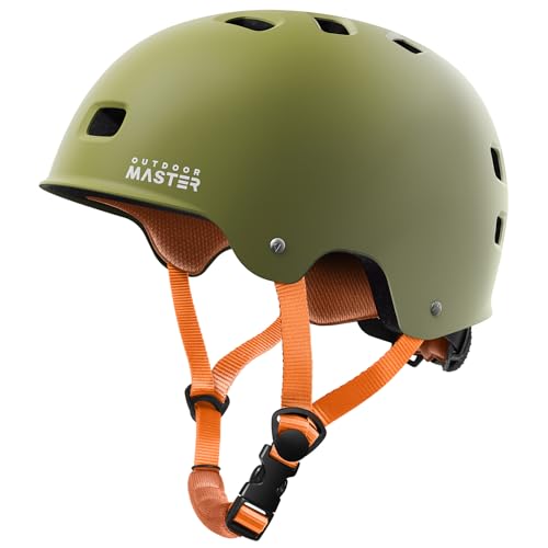 Image of OutdoorMaster Skateboard Cycling Helmet - Two Removable Liners Ventilation Multi-Sport Scooter Roller Skate Inline Skating Rollerblading for Kids, Youth & Adults
