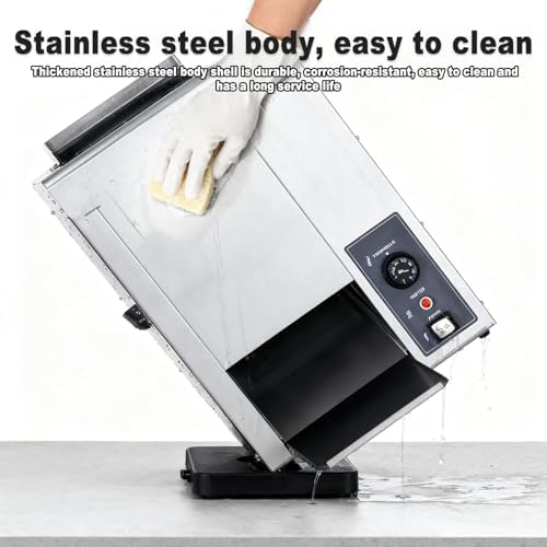 2000W Commercial Hamburger Bun Baking Machine, 2000W Electric Vertical Burger Bread Toaster, for Restaurants, Fast Food Restaurants, Processing PlantshkMBJ17512