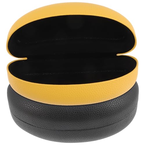 Homoyoyo 2 Piezas Estuche Para Gafas De Sol Caso De Anteojos Para Mujeres Azul Duro Lentes Estuche Para Gafas Carcasa Dura Estuche Rígido Para Gafas De Sol Delgado Cuero