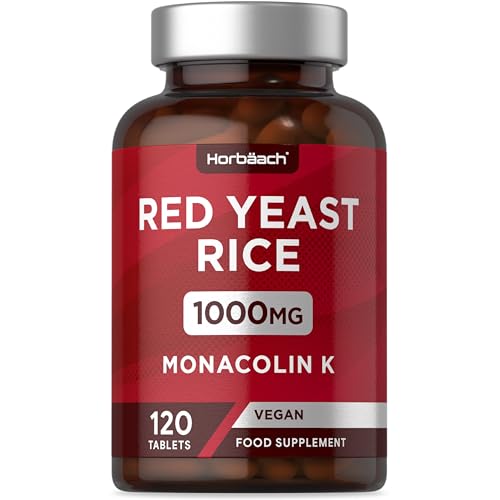 Horbaach Red Yeast Rice 1000mg Vegan Tablets