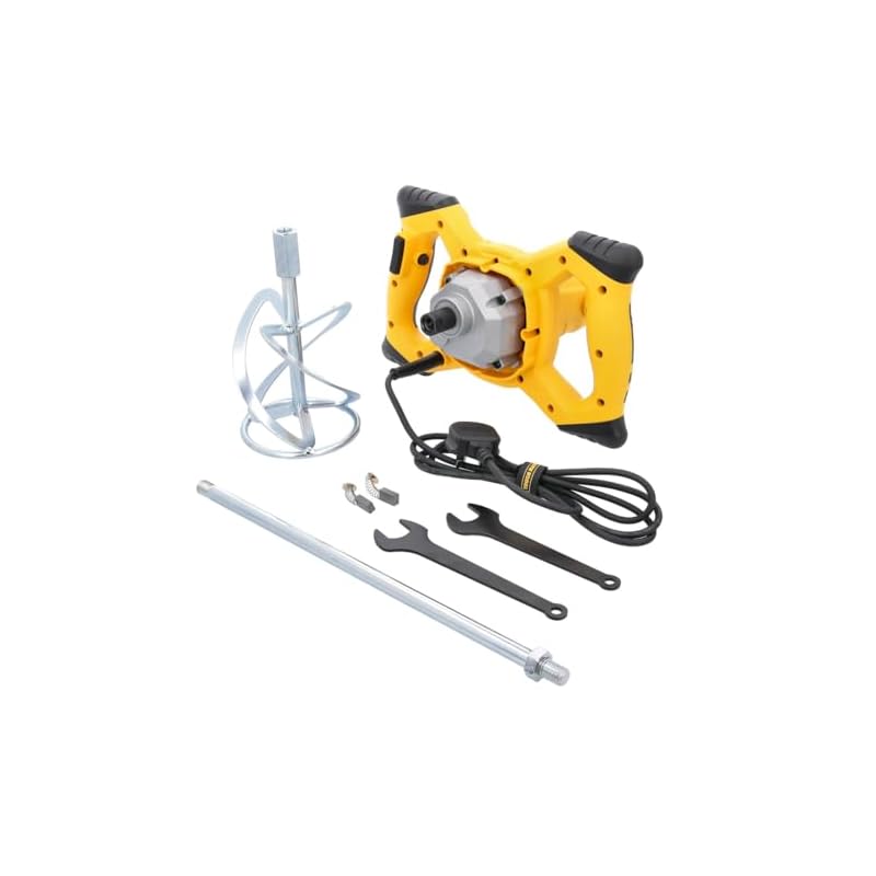 TOUGH MASTER Paddle Mixer Drill 1200W 6 Speed Settings M14 Mixing Rod, Handheld Mortar Mixer Concrete Mixer Cement Mixer Paint Mixer Plaster Adhesives Mixer - Image 3