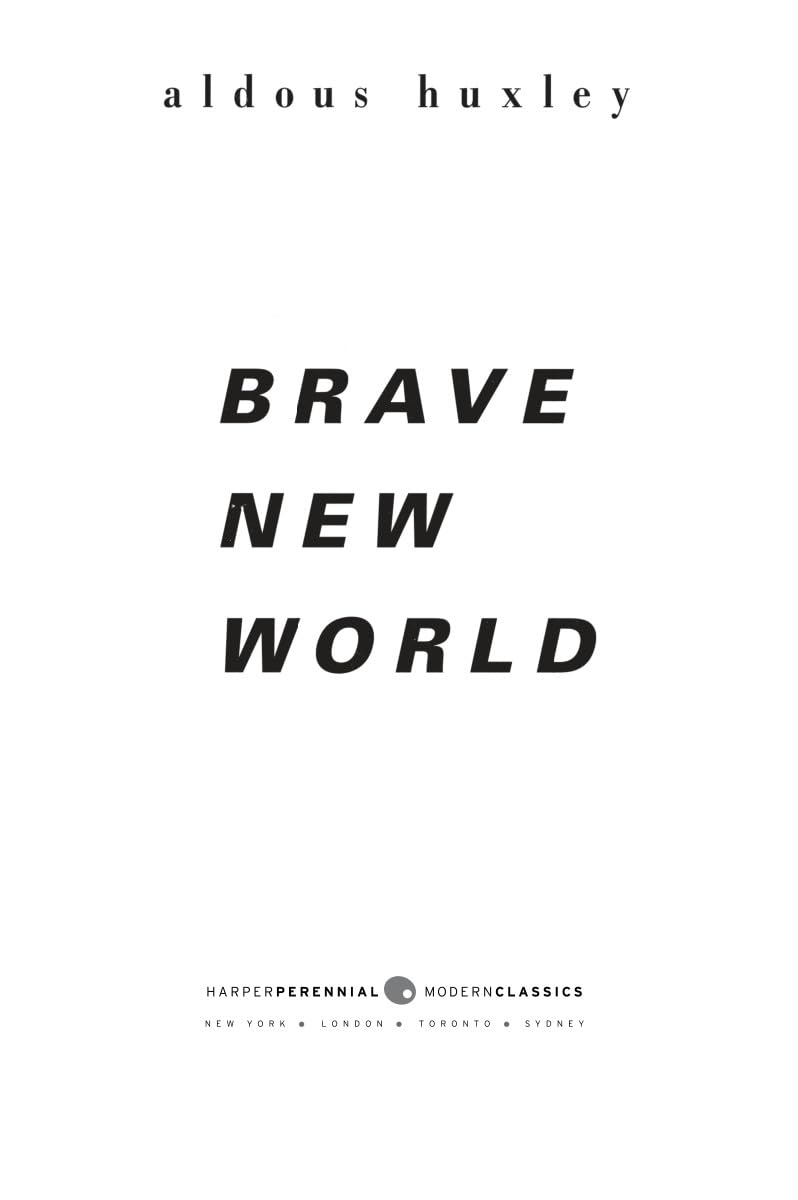 Brave New World — Amazon image 2