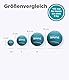 Outward Hound Squeaker Ballz - Hundespielzeug zum Apportieren - Größe S - 4er-Pack