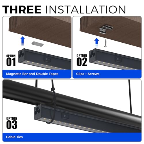 Barrina T5 Grow Lights for Indoor Plants, 2FT 5000K Full Spectrum LED Grow Light with Black Cover, T5 Grow Light Strip, Under Cabinet Plant Light with Switch Cord, Linkable, Plug and Play, 4 Packs by Barrina - Used condition - Image 6