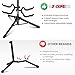 5 CORE Double Guitar Stand Adjustable 25.5