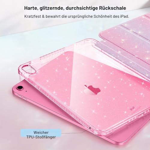 Fintie Glitzer Hülle für iPad A16 11./10. Generation (2025/2022, 11/10.9") – Ansicht 4