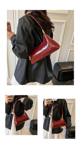 Image of NEBIL Shoulder Bag for Women Small Vintage Shoulder Purse Handbags Retro Purse Cute Clutch Hobo Underarm Bag (Silver)