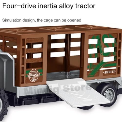 Image of Animals Display Truck 1:43 Metal Toys Alloy Diecast Truck Set Toy, Diecast Miniature Car Model Best Birthday Gift for Kids [Multicolor = Sent Any 1 Truck]