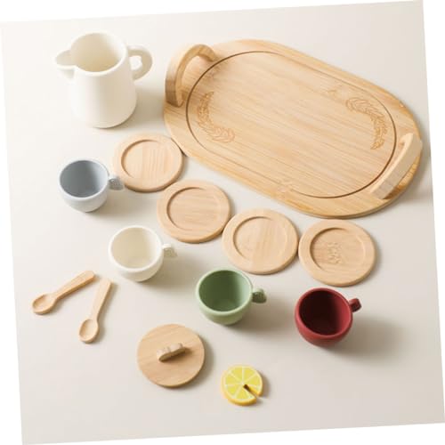 Toyvian 1 Conjunto De Brinquedos Para Chá Da Tarde Chaleiras Para Fazer Chá Da Tarde Brinquedos Para