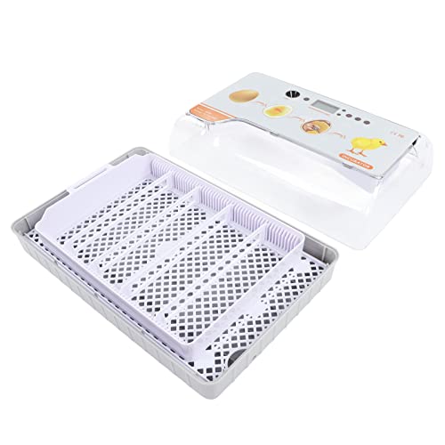 BAOFUYA Vollautomatische Ei-Inkubation 20 Ei-Inkubator-Tablett Digitale Ei-Brutmaschine zum Ausbrüten von Hühnern, Eiern…