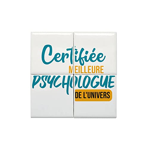 Carreaux céramique psychologue 15x15 cm lot de 4