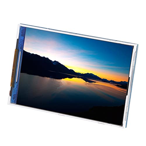 3.5 Inch LCD Screen Module 480X320 for Board, Wide Angle, Equipped with Memory Card Socket and SPI Flash Circuit, Suitable for Development Board (Without Touch)