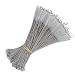 Sunwinc Drinking Straw Brush-50 Pack, 90" x 8 mm Cleaner Brush for Stainless Steel Straws and Cleaning Brush for Smoothie Straws. Reusable Washable Dishwasher Safe