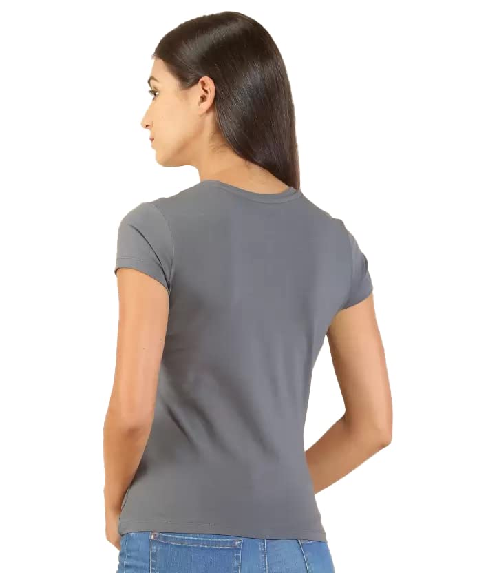 Image of Lyra Women's Cotton Regular Fit T-Shirt