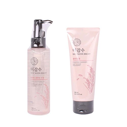 The Face Shop Rice Water Bright Bundle - Cleanser 150ml + Light Cleansing