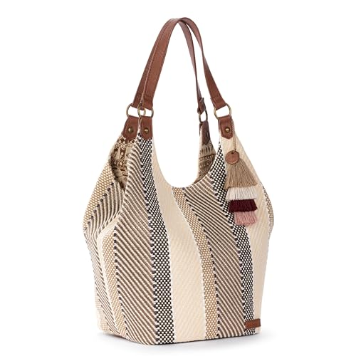 Image of Sakroots The Sak Roma Shopper Shoulder Bag Large Purse & Tote Bag with Double Straps & Zipper Pockets for Everyday & Travel