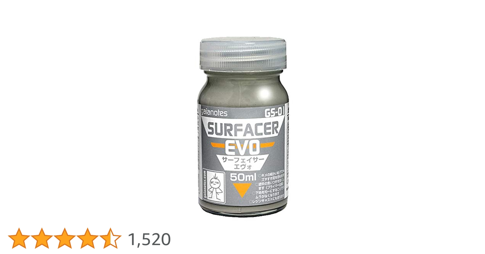 Amazon | ガイアノーツ サーフェイサー エヴォ 下地用塗料 50ml