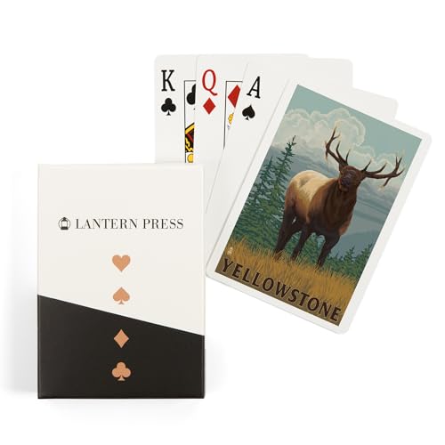 Lantern Press Naipes Póker Yellowstone, 52 Cartas