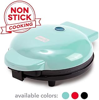 Dash DEWM8100AQ Express 8” Waffle Maker Machine for Individual Servings, Paninis, Hash browns