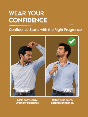 Image of Clensta Noble 0% No Gas Deodorant for Men 150ml Body Spray Long Lasting | No Gas Deo for Men