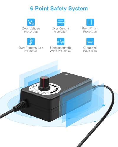 Shnitpwr SNT-3V12V-24W-1T2 12V Fan Power Supply Pc Fan Speed Controller 110V-240V Ac To Dc 3-12V 2A 24W Pc Fan Adapter Adjustable Pwm Fan Controller thumb #5