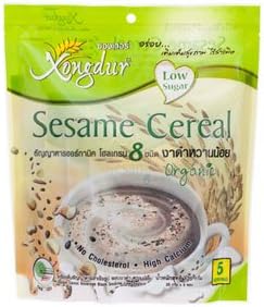 Xongdur, Sesame Cereal, Less Sugar, 125 gram [Pack of 1 piece]