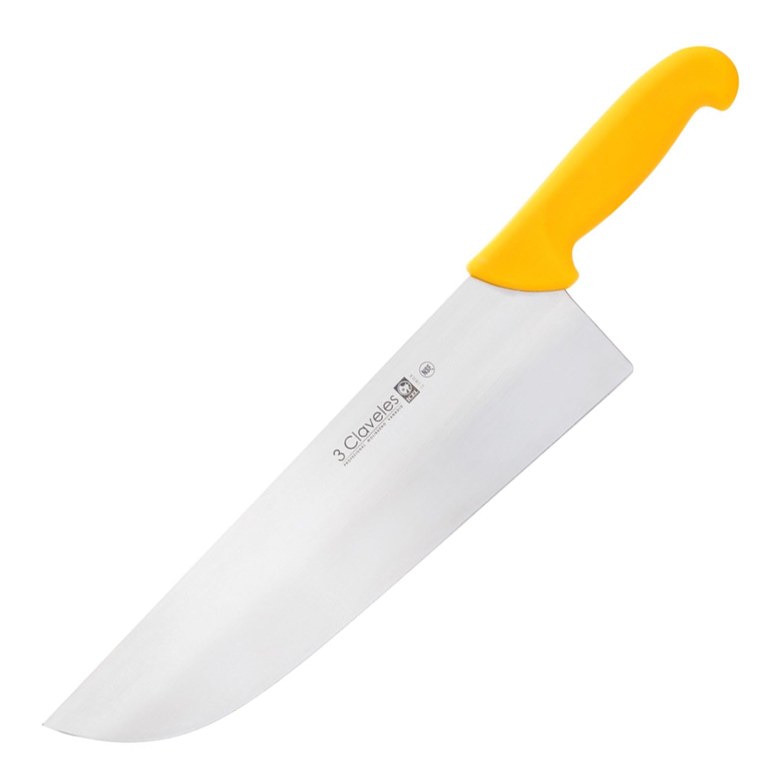3Claveles 1305 - Cuchillo carnicero ancho, 32 cm, 13 pulgadas