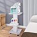Esthetician Trolley Cart with Wheels, Aluminum Salon Spa Beauty Machine Trolley Stand, Load 135Lbs, 3 Tier Beautician Rolling Cart Esthetician Machine Mobile Handcart for Beauty Instrument Storage