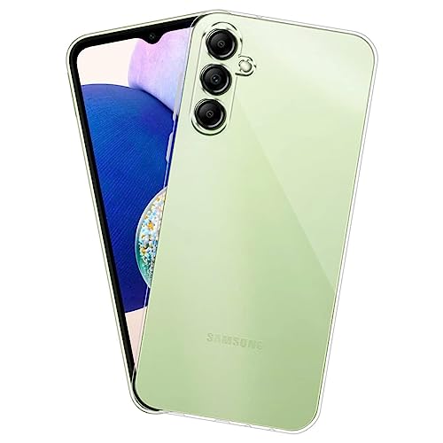 Image of COVERBLACK Soft Rubber Silicon Clear Case Back Cover Compatible for Samsung Galaxy A17 5G - Transparent