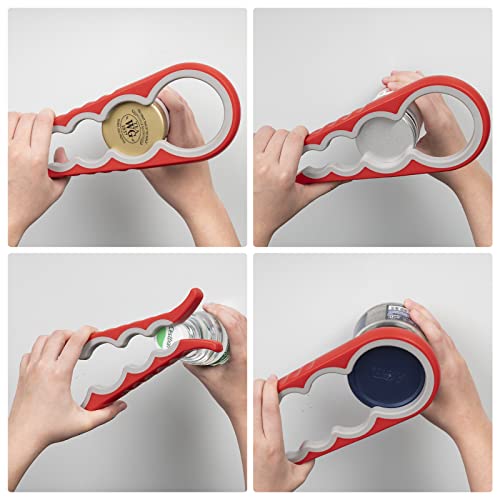 Maexus Jar Opener Kit, 4 In 1 Jar Opener For Seniors With Arthritis, 5 In 1 Multi-Function Bottle Opener, Bottle Can Opener Set, Jar Opener For Weak Hands, Jar Opener Grip Lid Twist Gripper #TOP4