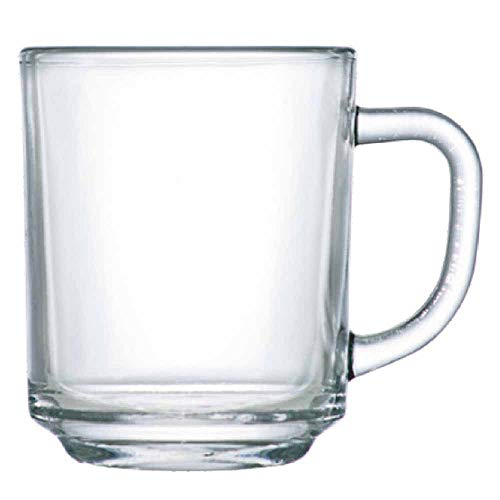 Jogo Canecas Xicará Cafe Vidro 254ml 12 Pcs
