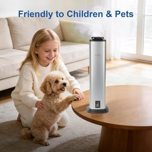 Image of STARQ Lux Tower Luxury Smart Air Scent Diffuser Waterless Aroma Machine App Control Cold Atomization Ultra Quiet No Heat for Home & Office Includes Complimentary 300ml Starter Perfume