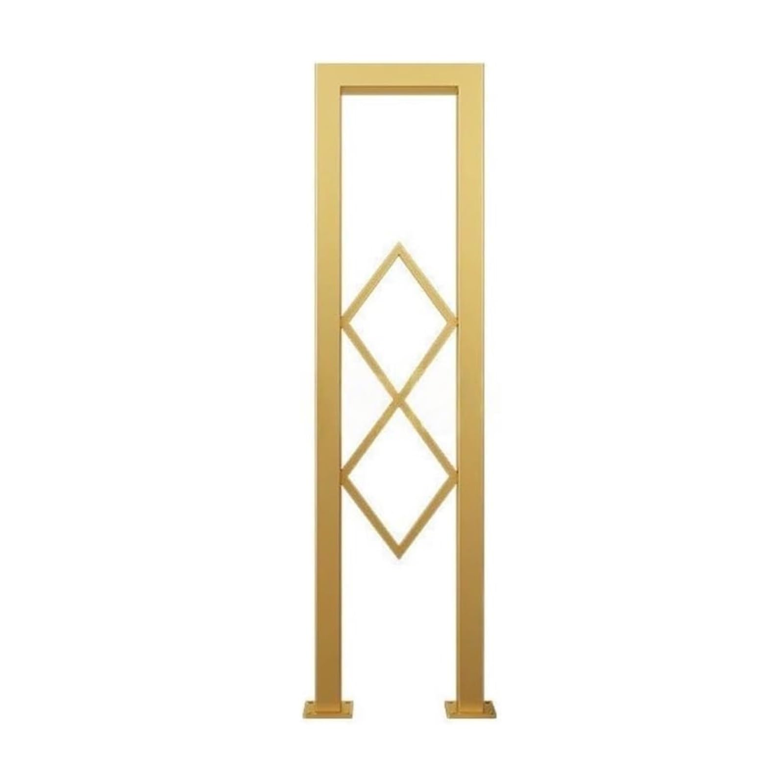 Stair Railing 3Pcs Indoor Stair Railing U-Shaped Railing Stairs Metal Stair Handrail for Villas Balconies Hallways Flats Indoor Outdoor(Gold,90cm)