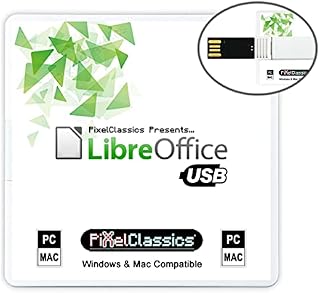 LibreOffice 2021 Home and Student 2019 Professional Plus Business Compatible with Microsoft Office Word Excel PowerPoint Adobe PDF Software USB for Windows 11 10 8 7 Vista XP 32 64-Bit PC & Mac OS X