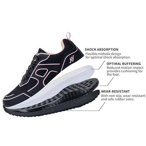 Image of Women's Walking Shoes with Arch Support Orthotic Plantar Fasciitis Sneakers