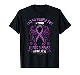 Photo Gallery i wear purple for my father shirt lupus disease gift maglietta Photo Gallery i wear purple for my father shirt lupus disease gift maglietta