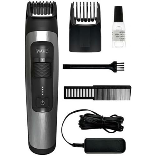 Tondeuse à barbe étanche corps et visage avec sabots réglables
